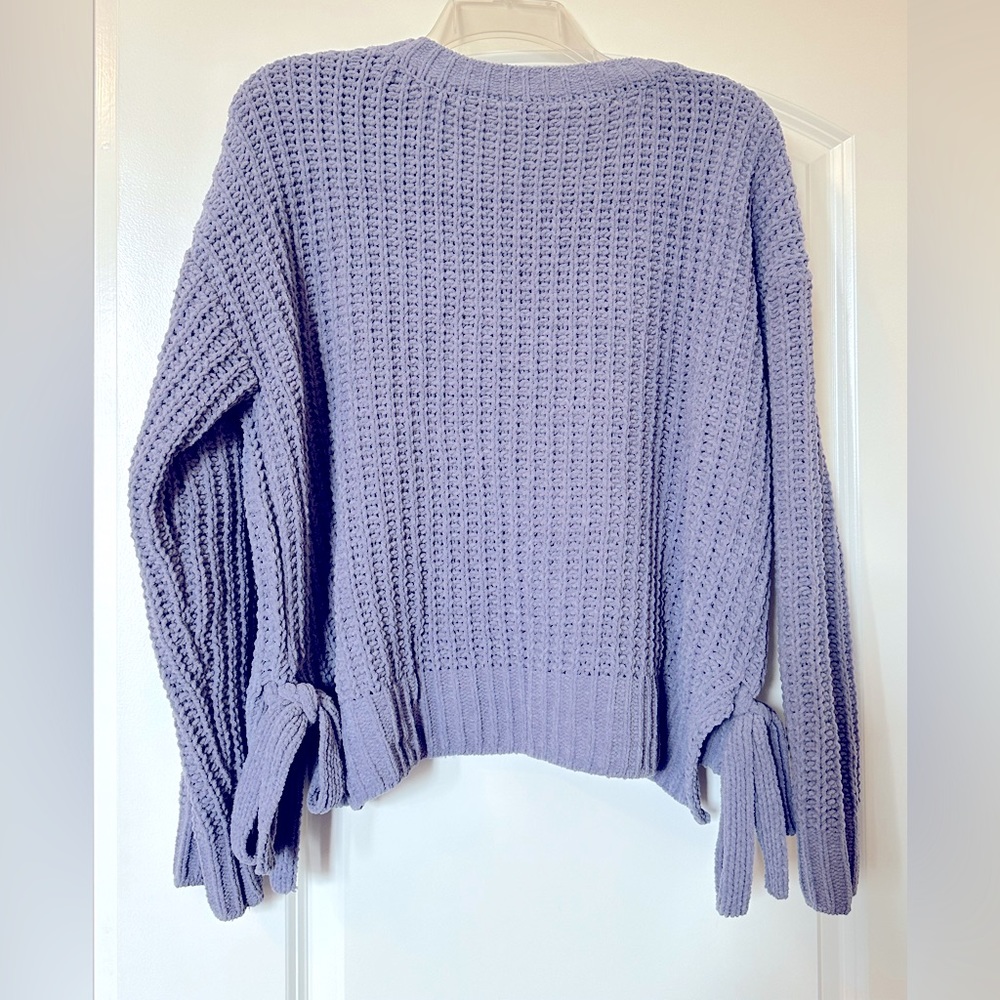 Gray Candies Large knit sweater with ties